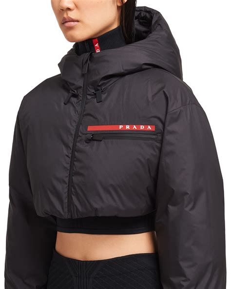 prada ski jacket womens|prada puffer jacket cropped.